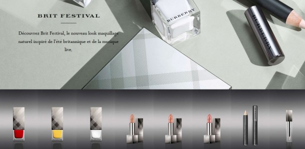 Nouvelle collection cosmétiques Burberry : maquillage chic