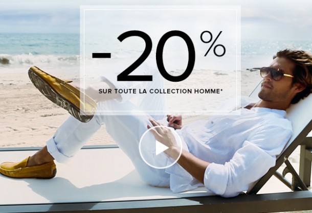 bon plan chaussures San Marina -20% sur la collection homme