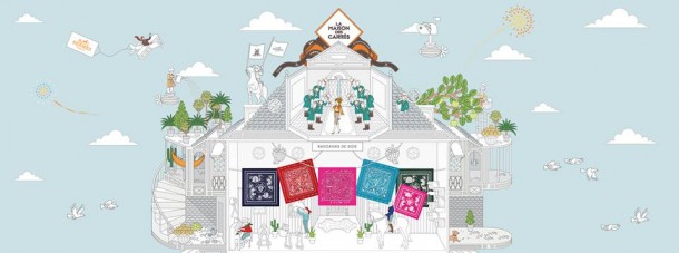 Hermès lance une boutique web dédiée à ses collections d'étoffes de soie
