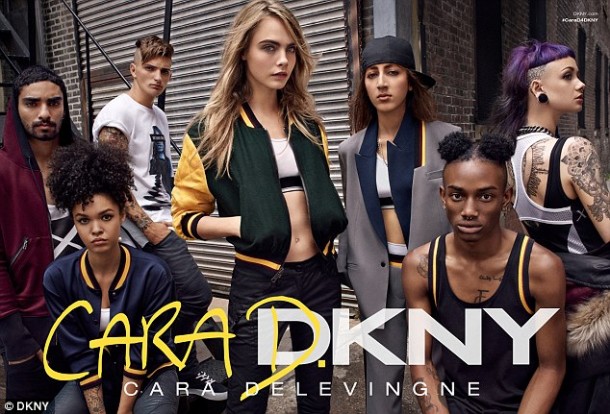 Une collection capsule DKNY avec Cara Delevingne