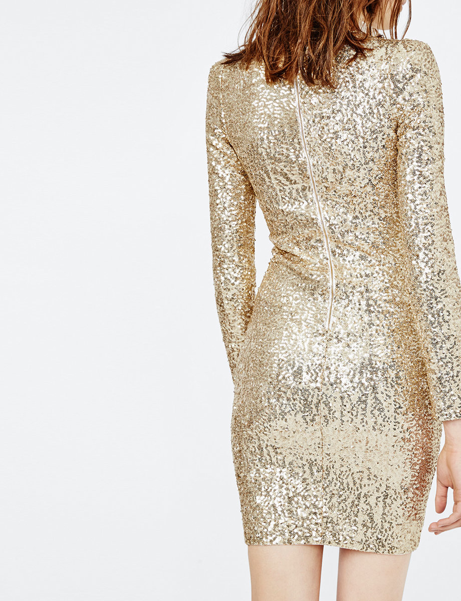 maje robe sequin