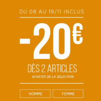 20€ de réduction dès 2 articles Bonobo achetés