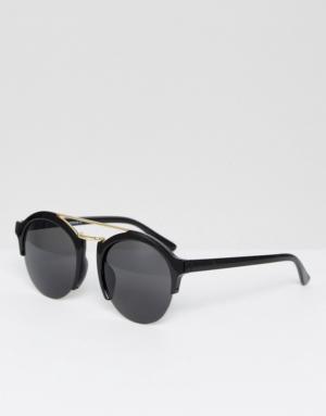 7X Lunettes de soleil rondes à dessus incurvé | ASOS 7X Lunettes de soleil rondes à dessus incurvé | ASOS