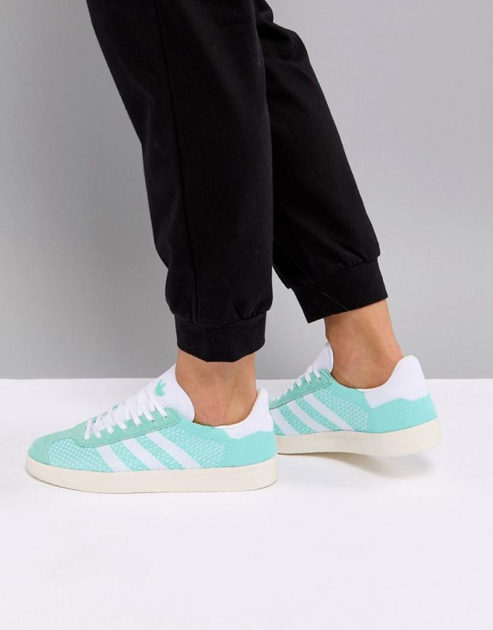 adidas gazelle turquoise femme