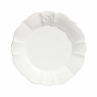 Assiette à dessert en faïence blanche Maisons du Monde