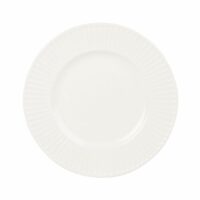 Assiette à dessert en porcelaine blanche striée Maisons du Monde