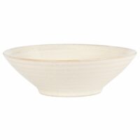 Assiette creuse en grès blanc Maisons du Monde