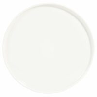Assiette plate en faïence ivoire Maisons du Monde