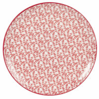 Assiette plate en grès blanc Maisons du Monde