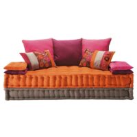Banquette 2/3 places en coton multicolore Bolchoï Maisons du Monde