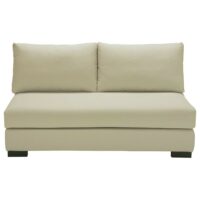 Banquette modulable 2 places en coton mastic Terence Maisons du Monde
