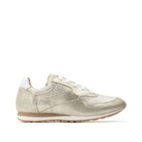 Baskets basses en cuir Doré ou Beige Anne weyburn
