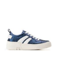 Baskets cuir Ego 03 Blw Bleu-Blanc PALLADIUM MANUFACTURE