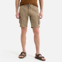 Bermuda battle en lin mélangé Beige LA REDOUTE COLLECTIONS