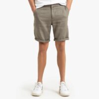 Bermuda en lin Gris LA REDOUTE COLLECTIONS