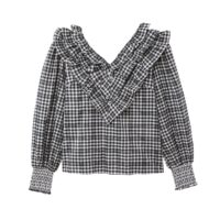 Blouse à carreaux