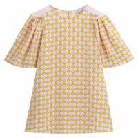 Blouse évasée col rond