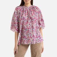 Blouse imprimé graphique CHERIE Rose Antik batik