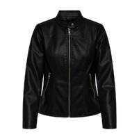 Blouson zippé en simili
