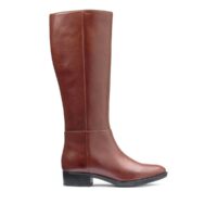 Bottes respirantes en cuir Felicity Marron Geox
