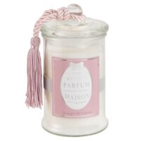 Bougie bonbonnière parfumée en verre Maisons du Monde
