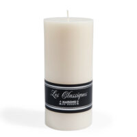 Bougie cylindrique blanche H 15 cm Maisons du Monde