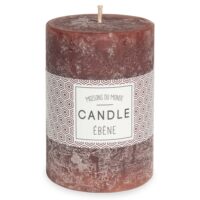 Bougie parfumée cylindrique marron 7 x 10 cm Maisons du Monde