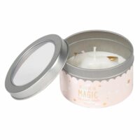 Bougie parfumée en métal rose et doré Maisons du Monde