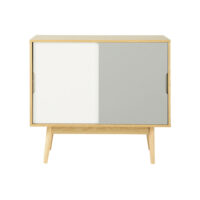 Buffet vintage blanc et gris Fjord Maisons du Monde