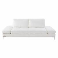 Canapé 3/4 places en textile enduit blanc Geller Maisons du Monde