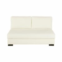 Chauffeuse de canapé 2 places en coton ivoire Terence Maisons du Monde