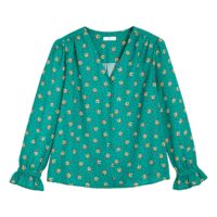 Chemise col V