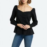 Chemise encolure coeur