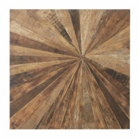 Déco murale en bois recyclé 100x100 Maisons du Monde