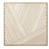Déco murale en chêne ajouré 90x90 Maisons du Monde