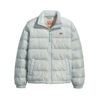 Doudoune courte col montant Bleu Clair Levi's
