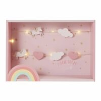 Etagère pêle-mêle licorne arc-en-ciel multicolores Maisons du Monde