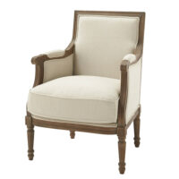 Fauteuil en lin Casanova Maisons du Monde