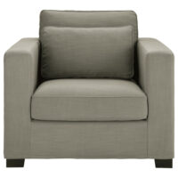 Fauteuil gris clair Milano Maisons du Monde
