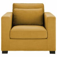 Fauteuil jaune moutarde Milano Maisons du Monde