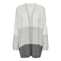 Gilet sans fermeture en fine maille Gris JACQUELINE DE YONG