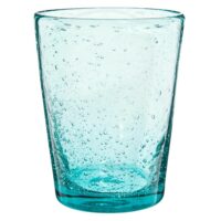 Gobelet en verre bullé bleu MINT Maisons du Monde