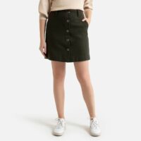 Jupe courte boutonnéee Kaki Tommy Hilfiger