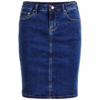Jupe droite denim