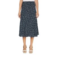 Jupe imprimée mi-longue Imprimé Marine/Blanc Tommy Hilfiger