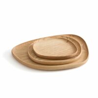 Lot de 3 plateaux en frêne Shidi Naturel AM.PM