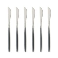 Lot de 6 couteaux inox Barbule Gris Inox AM.PM