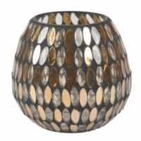 Lumignon mosaïque en verre ambré Maisons du Monde