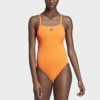 Maillot 1 pièce piscine Orange adidas performance