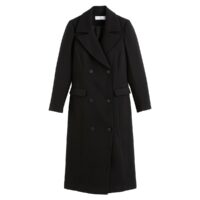 Manteau long double boutonnage Noir LA REDOUTE COLLECTIONS